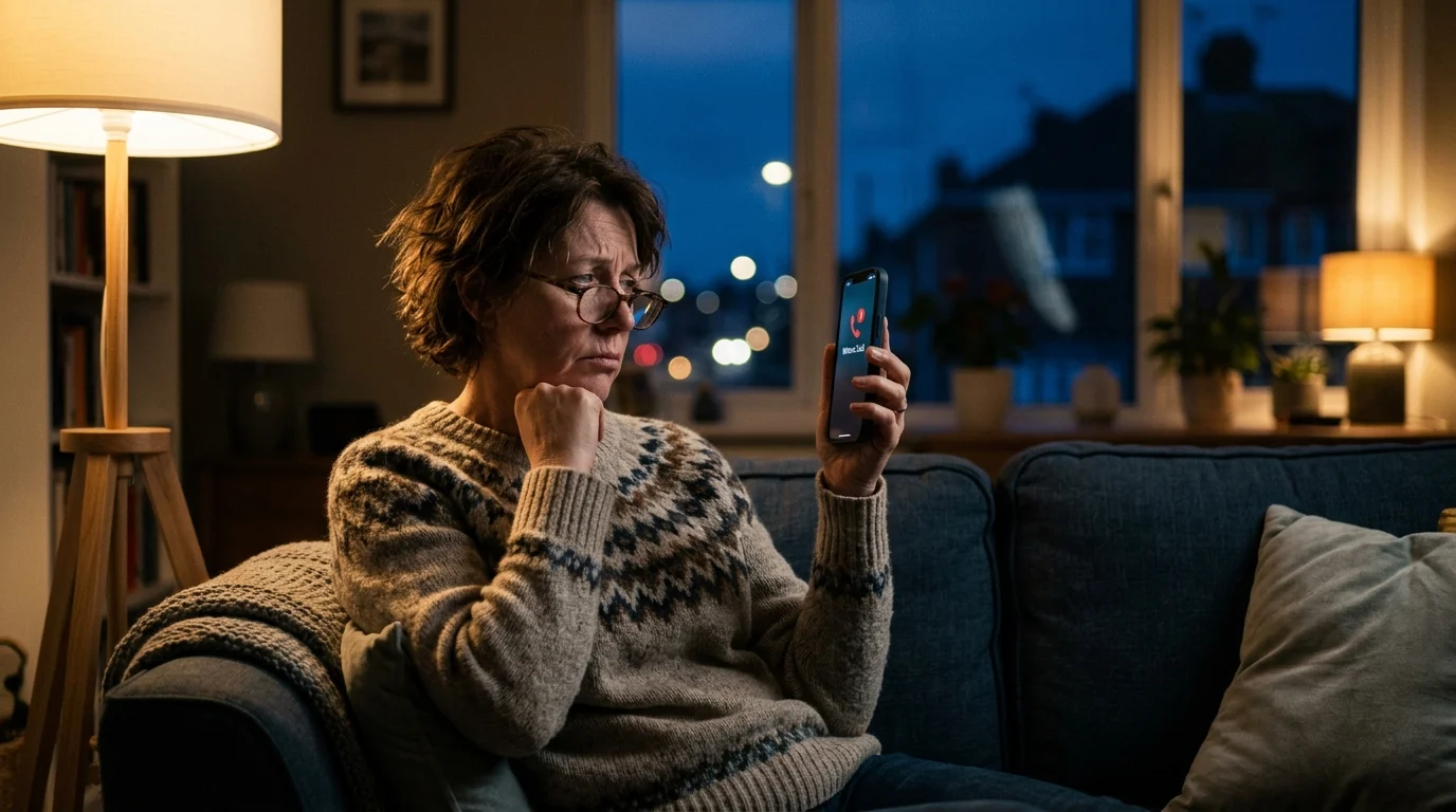 Pacjentka próbuje dodzwonić się do kliniki wieczorem — telefon bez odpowiedzi