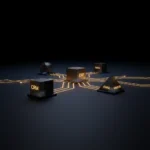 Wizualizacja integracji systemów biznesowych — przepływ danych między CRM, ERP i systemami magazynowymi