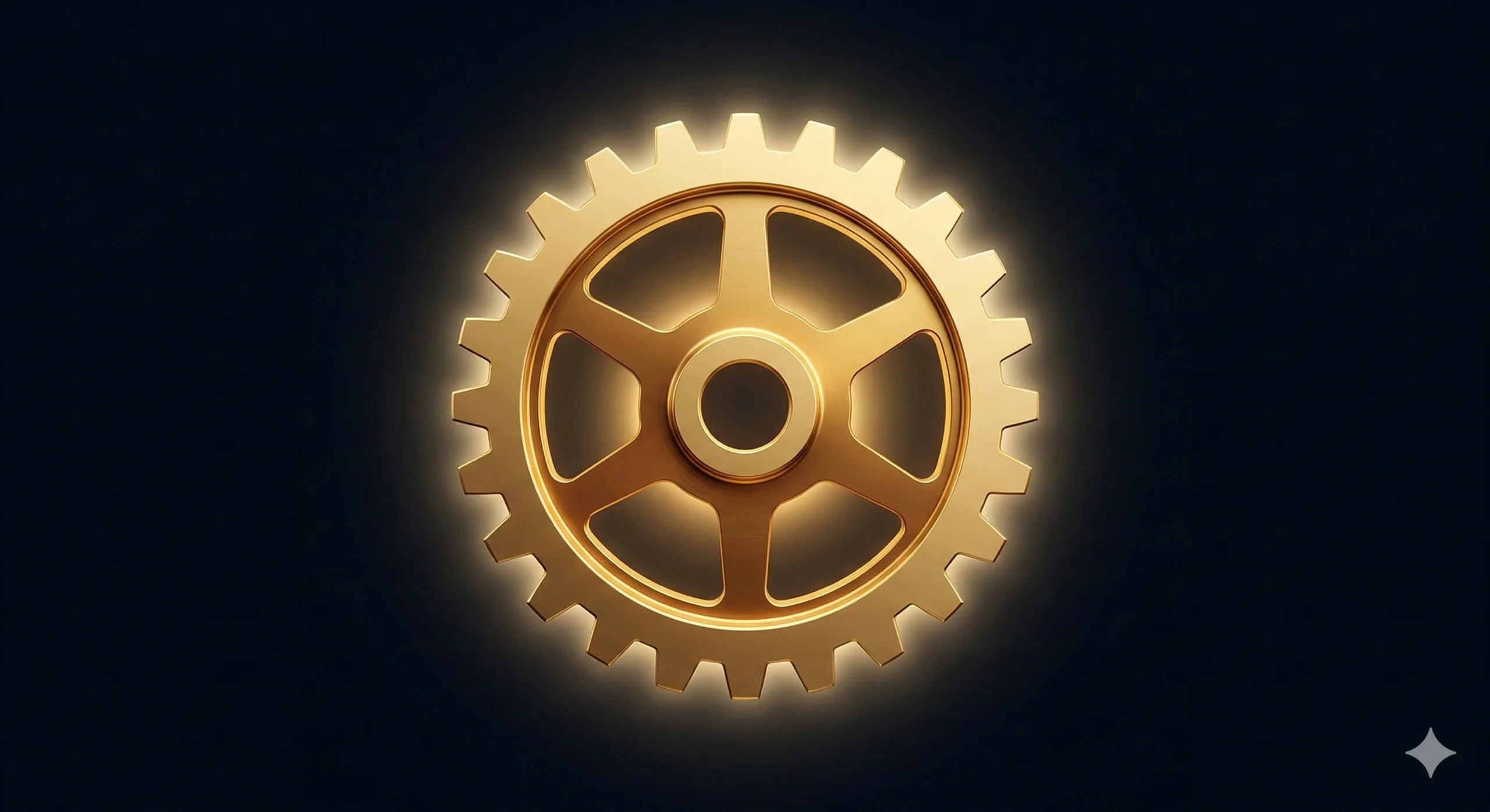 Proste narzędzie AI — ikona pojedynczego mechanizmu