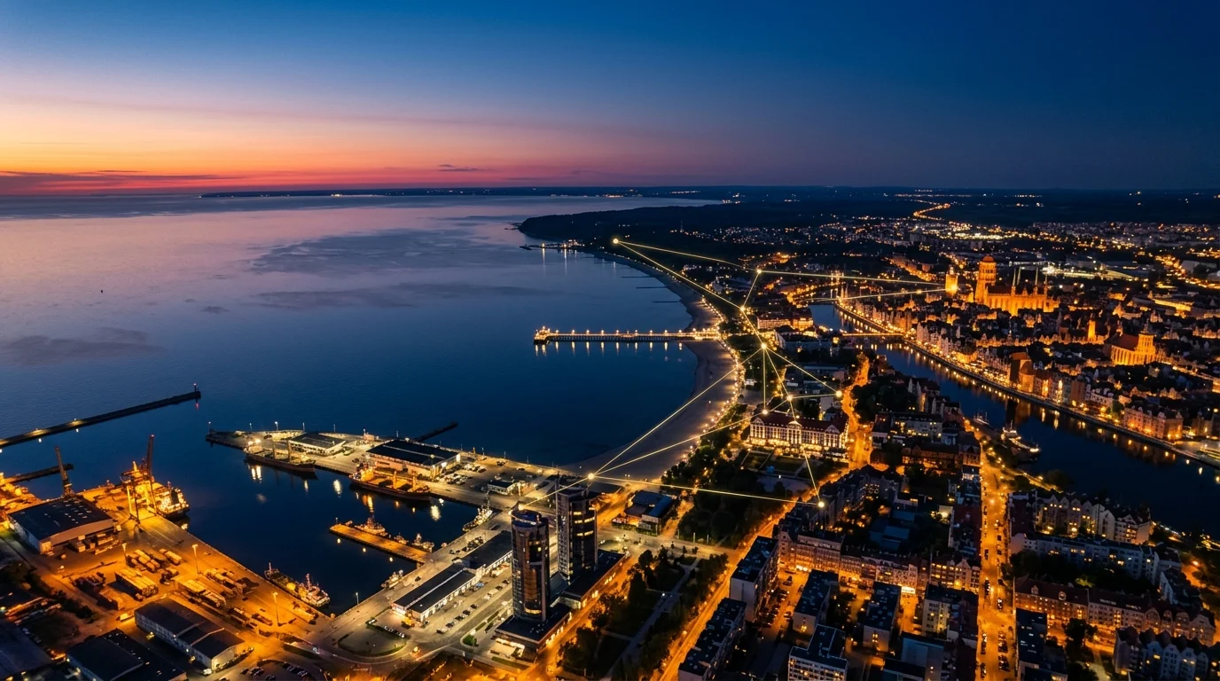 Panorama Trójmiasta — Gdynia, Gdańsk i Sopot, centrum szkoleń AI na Pomorzu
